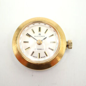 Vintage Bucherer Womens Interchangeable Watch 22mm Manual 17 Jewel Movement